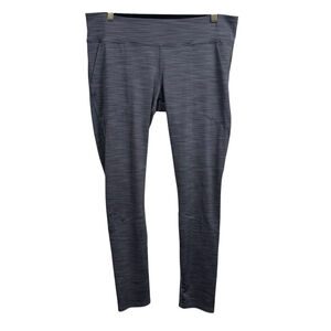 Under Armour Leggings Size L Gray HeatGear Fitted
